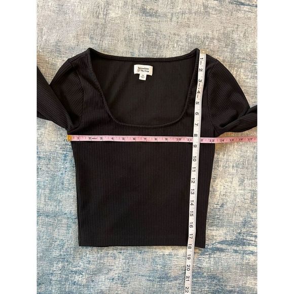 Lucyswhims The Drop Square Neck Balloon Sleeve Top XS - Picture 6 of 6